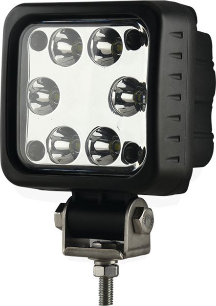 Image sur PHARE DE TRAVAIL CARRE 6 LED BLEU 3000 LM 1 LONGUE