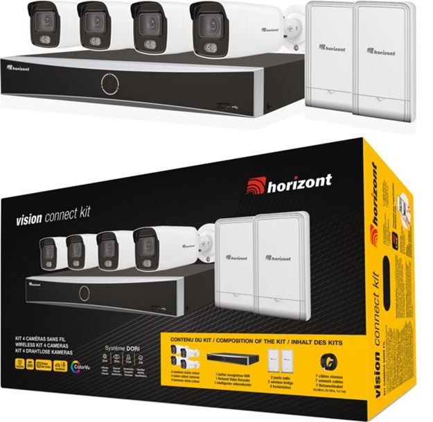 Image sur KIT 4 CAMERAS WIFI