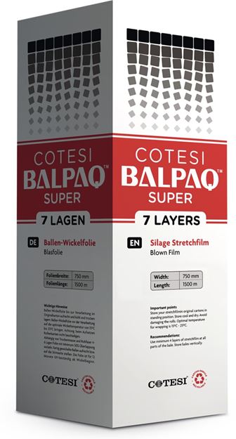 Image sur FILM ENRUBANNAGE - BALPAQ SUPER - 750 MM X 1500 M - 25µ - VERT